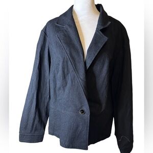 PLUS size black lace blazer jacket size 22W